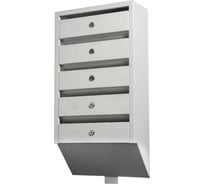 Почтовый ящик ООО Агростройлидер премиум, порошковое покрытие, с китайским замком, толщина 0,5 мм, медный антик САД-22.55