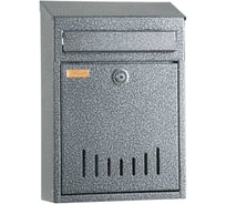 Почтовый ящик ООО Агростройлидер почта, порошковое покрытие, с замком защелка, толщина металла 0,5 мм, цвет вишневый, зеленый, серый, черный САД-22.50