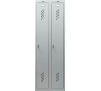 Металлический шкаф для одежды BRABIX LK 21-50, 2 секции, (в1830Хш500Хг500 мм; 26 кг) 291379