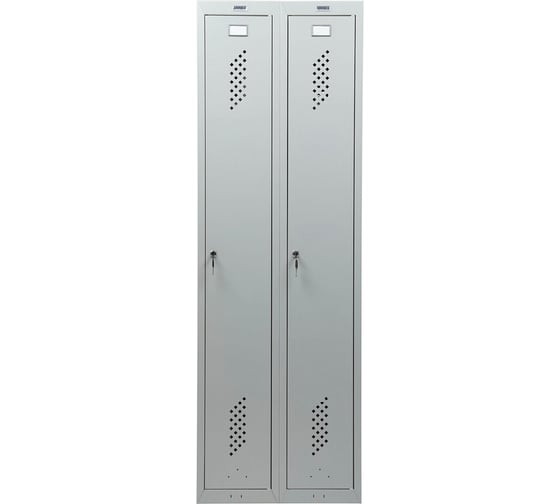 Металлический шкаф для одежды BRABIX LK 21-50, 2 секции, (в1830Хш500Хг500 мм; 26 кг) 291379