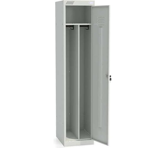 Шкаф для одежды Металл-Завод ШРК 1850 21-400 корпус RAL7035, двери RAL7035, замок повышенной секретности CB003252083