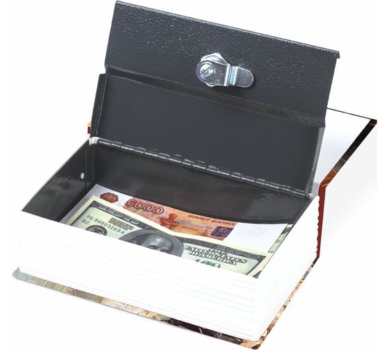 Сейф-книга BRAUBERG Война и мир, 55x115x180 мм, ключевой замок 291357