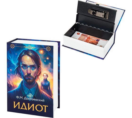 Сейф-книга BRAUBERG Идиот, 55x115x180 мм, кодовый замок, 291354