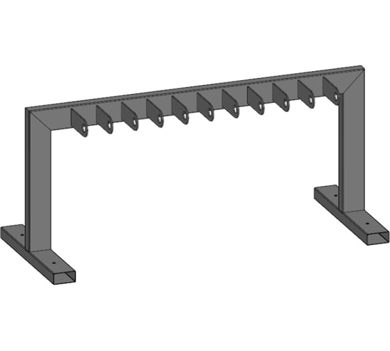 Парковка для самокатов Parallax 1200x500x540 темно-серая 999DGR1200540500-VEL