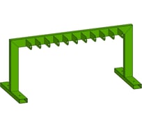 Парковка для самокатов Parallax Параллакс, 1200x500x540, зеленый 999GRN1200540500-VEL