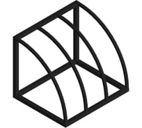 Велопарковка Parallax Параллакс, 600x500x500, черный 609BX500600500-VEL