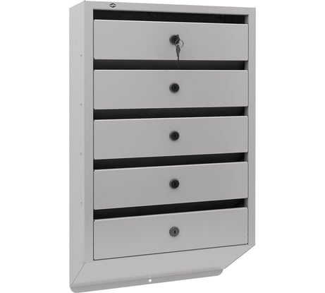 Почтовый ящик FerrumFormat Оптима Люкс 5 серый 4620065511103