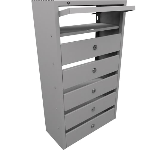 Почтовый ящик FerrumFormat Оптима Компакт 6 серый 4620065514999