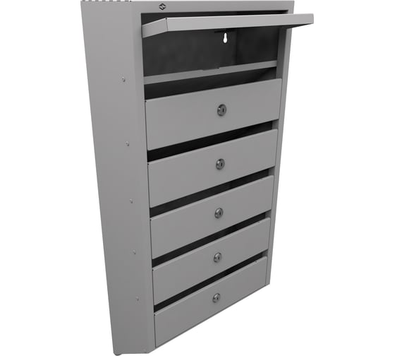 Почтовый ящик FerrumFormat Оптима Люкс 6 серый 4620065511110