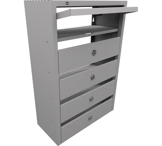 Почтовый ящик FerrumFormat Оптима Компакт 5 серый 4620065515002