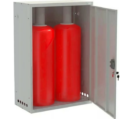 Шкаф для газовых баллонов METALL ZAVOD 50 л двойной 00000000555
