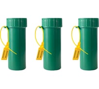 Пенал для ключей ТПК Технологии Контроля 40х110 пластик, зеленый, упак.: 3 штуки + пломбы 24320