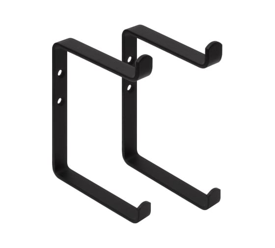 Держатель для лыж настенный DOMART 150x110x24x20 черный 4660046017668 1