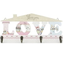 Декоративный коллаж TODI LOVE №2 с 4 крючками, микс YM368 806548953938
