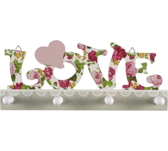 Декоративный коллаж TODI LOVE №5 с 4 крючками, микс YM380 806664165916 1
