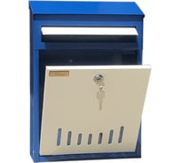 Почтовый ящик Форком Элит синий/белый 00-00000842