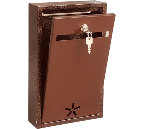 Почтовый ящик Форком Эконом антик медь коричневый 3453