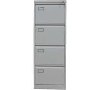 Картотека металлическая Garnelle на 4 ящика D-A4