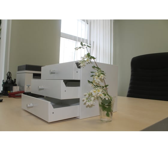 Картотека металлическая Garnelle на 3 ящика D-A3 1