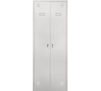 Шкаф металлический для одежды двухдверный Garnelle с полками для обуви, 1850x800x500мм 2L-B1A-800