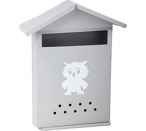 Ящик почтовый Стройбат Домик с замком (белый с вкрапл. 1 шт) 559340 1