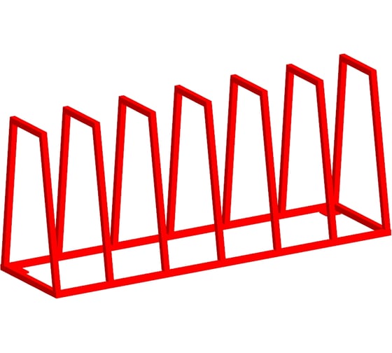 Велопарковка Parallax тип 2, красный 605RD126350520-VLP 1