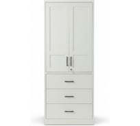 Шкаф гардеробный с 3-мя выдвижными ящиками GRETTE 2000х800х500 JF-LK01