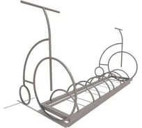 Велопарковка 7 скамеек Пенни RAL 7040 17017/ВП_ПЕННИ/7040