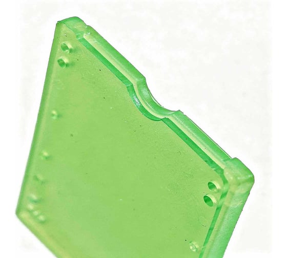 Бирка противогаза зелёная Шанс 100шт 00-00000312