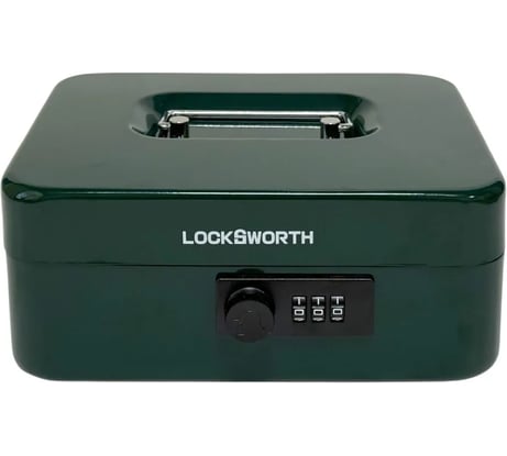 Сейф LockSworth для денег и документов мини, механический кодовый замок, зеленый, 210x180x100мм VS4530-GN