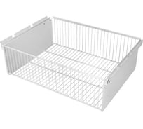 Выдвижная сеточная корзина Brante 860x440x85 мм белый 720027