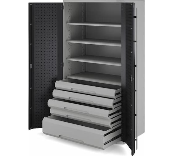 Шкаф металлический 2х дверный Kobor Expert MC/2-100/60 4S.41B 95427