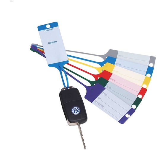 Бирка для ключей синяя PP 100 шт. Wurth 1824010012092 100
