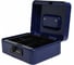 Сейф для денег и документов мини LockSworth 210x180x100 мм, механический кодовый замок, синий VS4530-BL 8