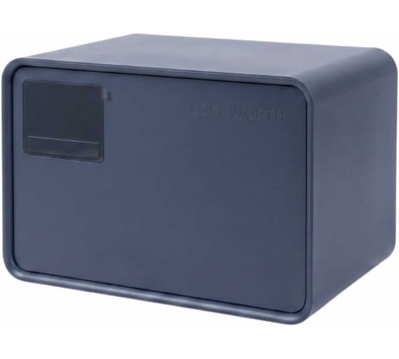 Сейф для денег и документов LockSworth 200x310x200 мм, электронный и механический кодовый замок, синий VS4523-BL
