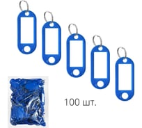 Брелок для ключей ТПК Технологии Контроля 100 шт, цвет синий 24150