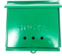 Почтовый ящик ДЕД МАКАР ДМ77 ПИСЬМО зеленый, без замка 00-00015292