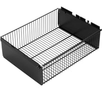 Выдвижная корзина Volazzi Home 563x340x85 черная 1948250