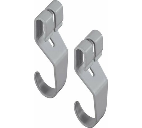 Навесные крючки для одежды Dolle серебро, комплект 2 шт. 208817