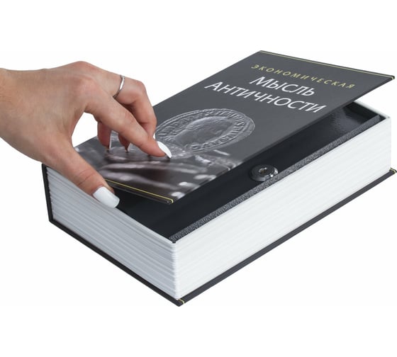 Сейф-книга BRAUBERG 55х155х240 мм, ключевой замок 291053