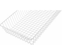 Металлическая проволочная корзина для стеллажа Dolle белая 208763