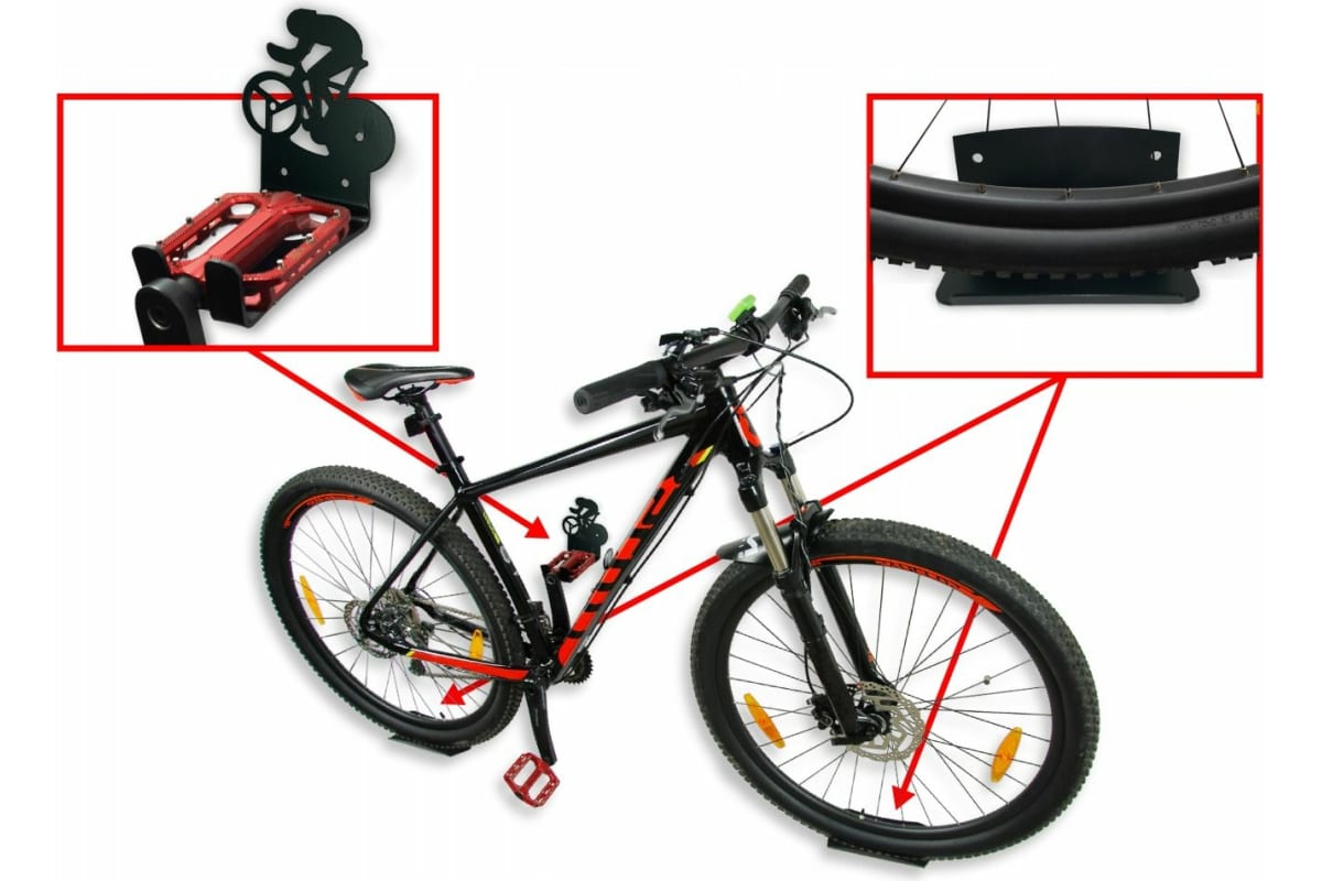 Велобагажник на фаркоп - крепление для велосипеда