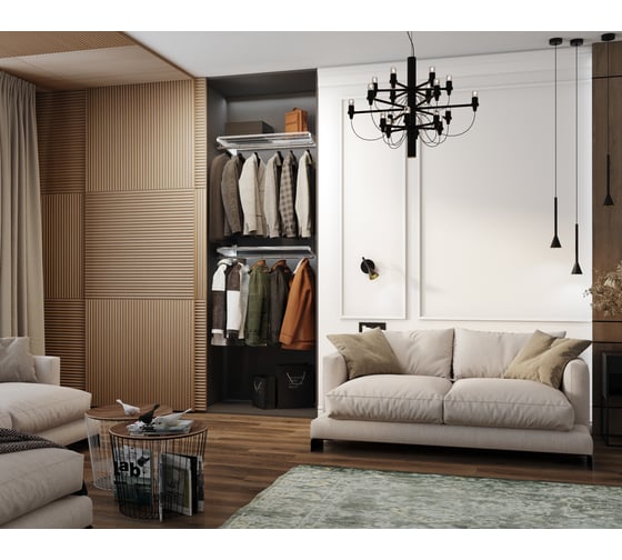 Комплект гардеробной системы Volazzi Home Премиум 2 7699972