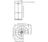 Вращающаяся корзина Mebax 800-435, 3 уровня, 730х435х1900-2100, коричневый 00-00001485 5