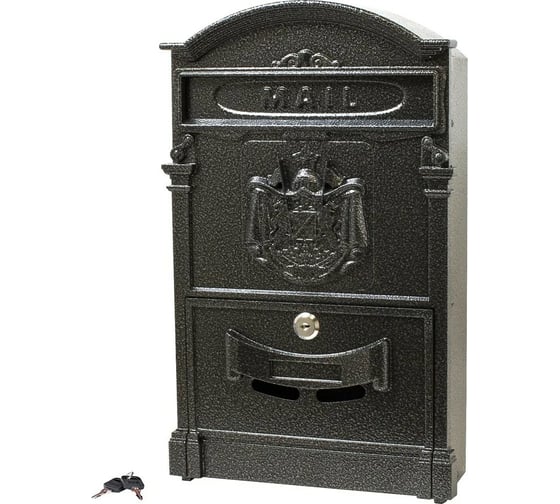 Почтовый ящик Аллюр №4010 серебро 13747