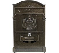 Почтовый ящик Аллюр №4010 бронза 7678