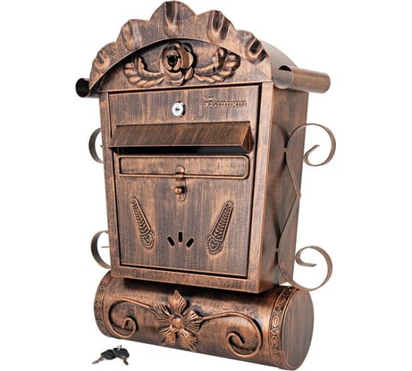 Почтовый ящик Аллюр №2002 старая медь 5319