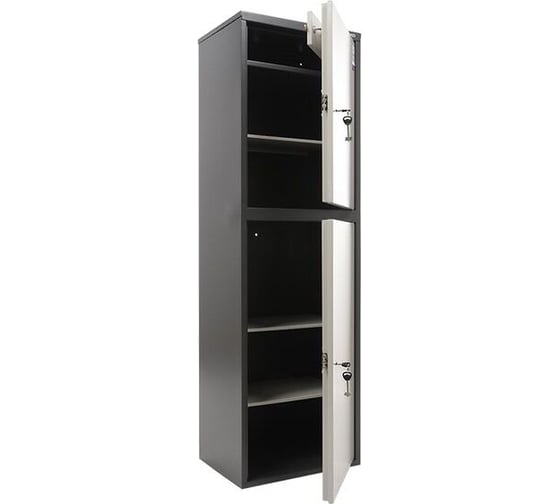 Шкаф Промет SL-150-2T светло-серый S10799152536