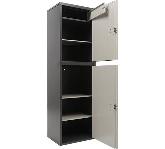 Шкаф Промет SL-150-2T светло-серый S10799152536