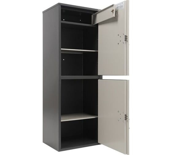 Шкаф Промет SL-125-2T светло-серый S10799132536